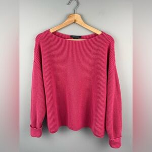 French Connection Fuchsia Crew Neck Sweater